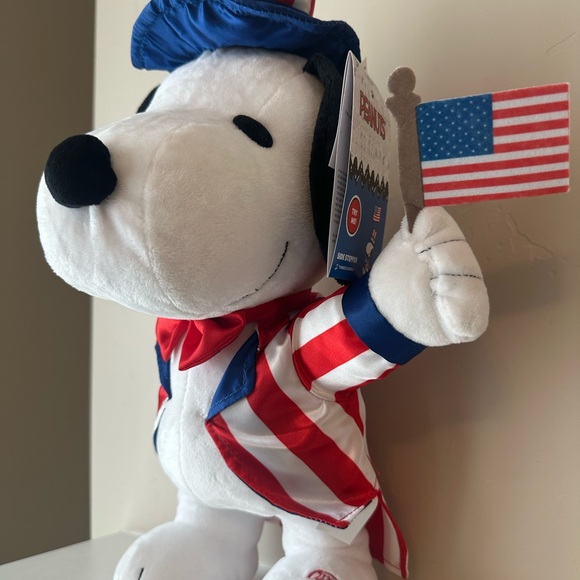 Snoopy Side Stepper Yankee Doodle Animated Peanuts - Picture 3 of 5